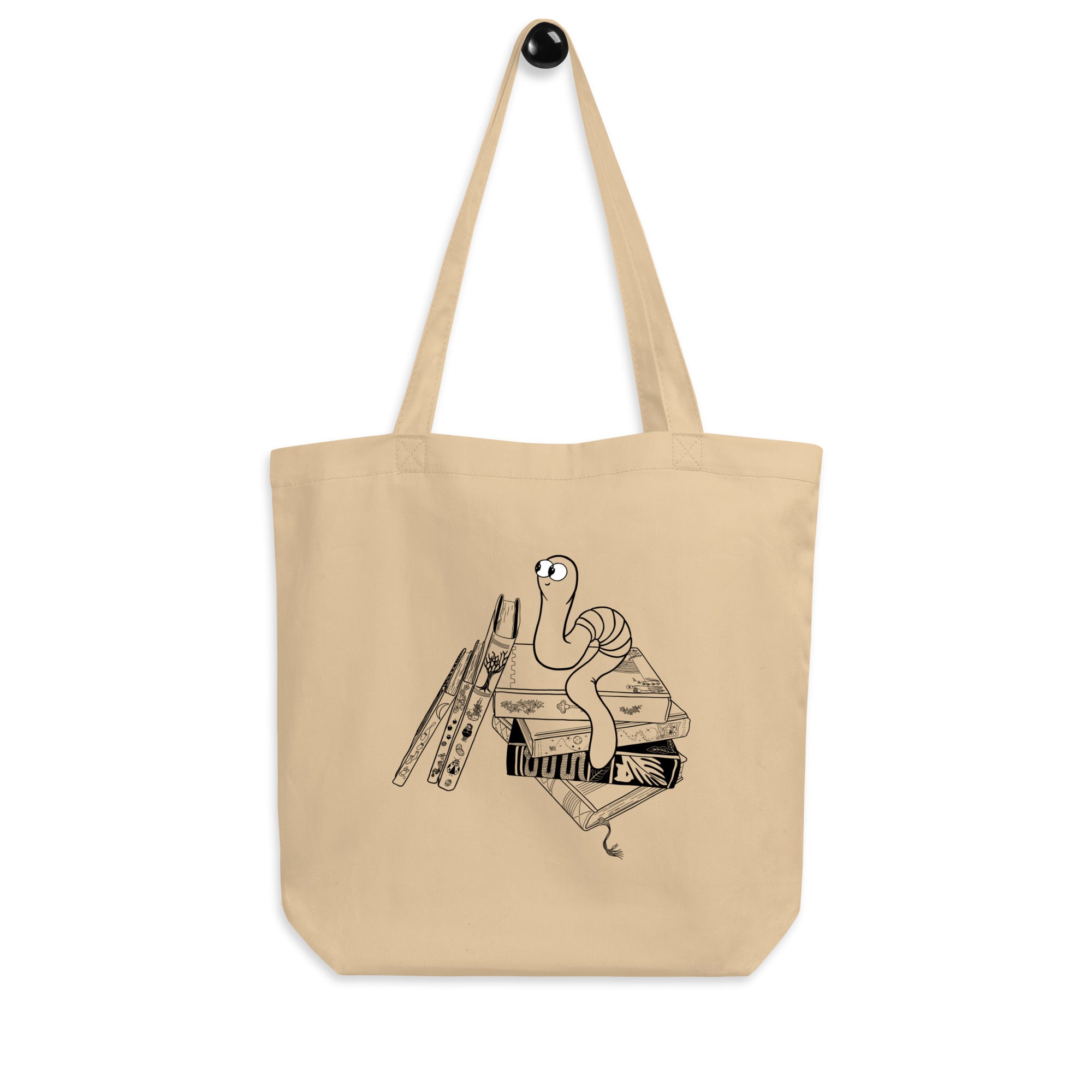 Bookworm Organic Cotton Tote Bag