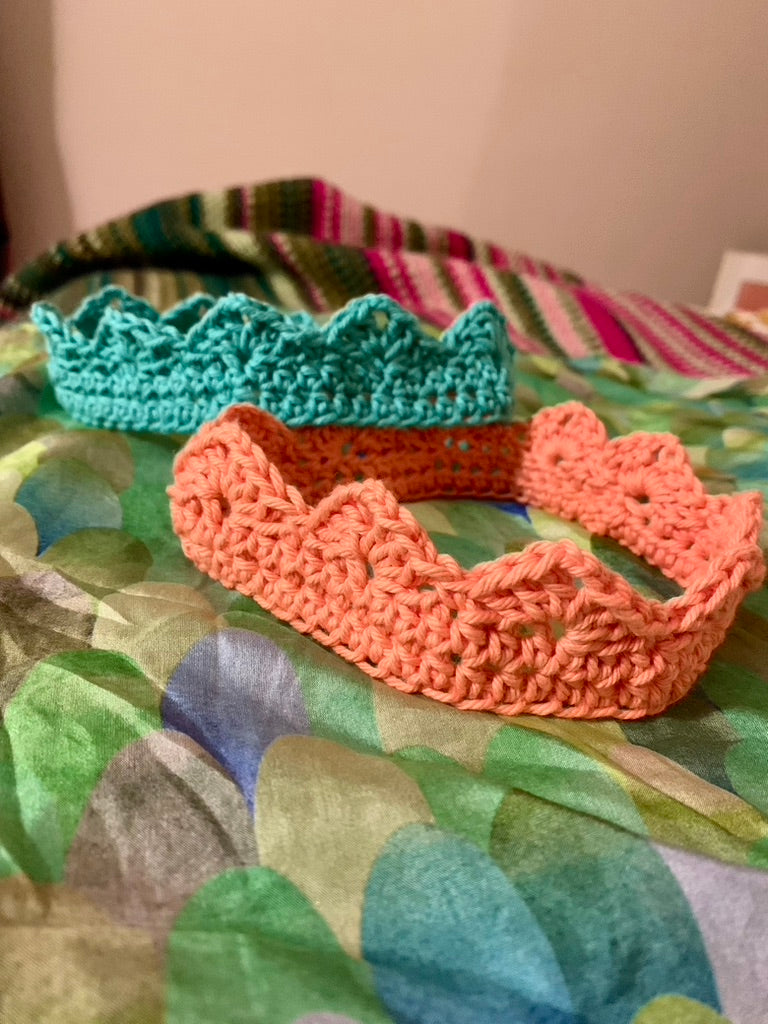 Cotton Spring Crown for birthdays, special occasions, and dress up
