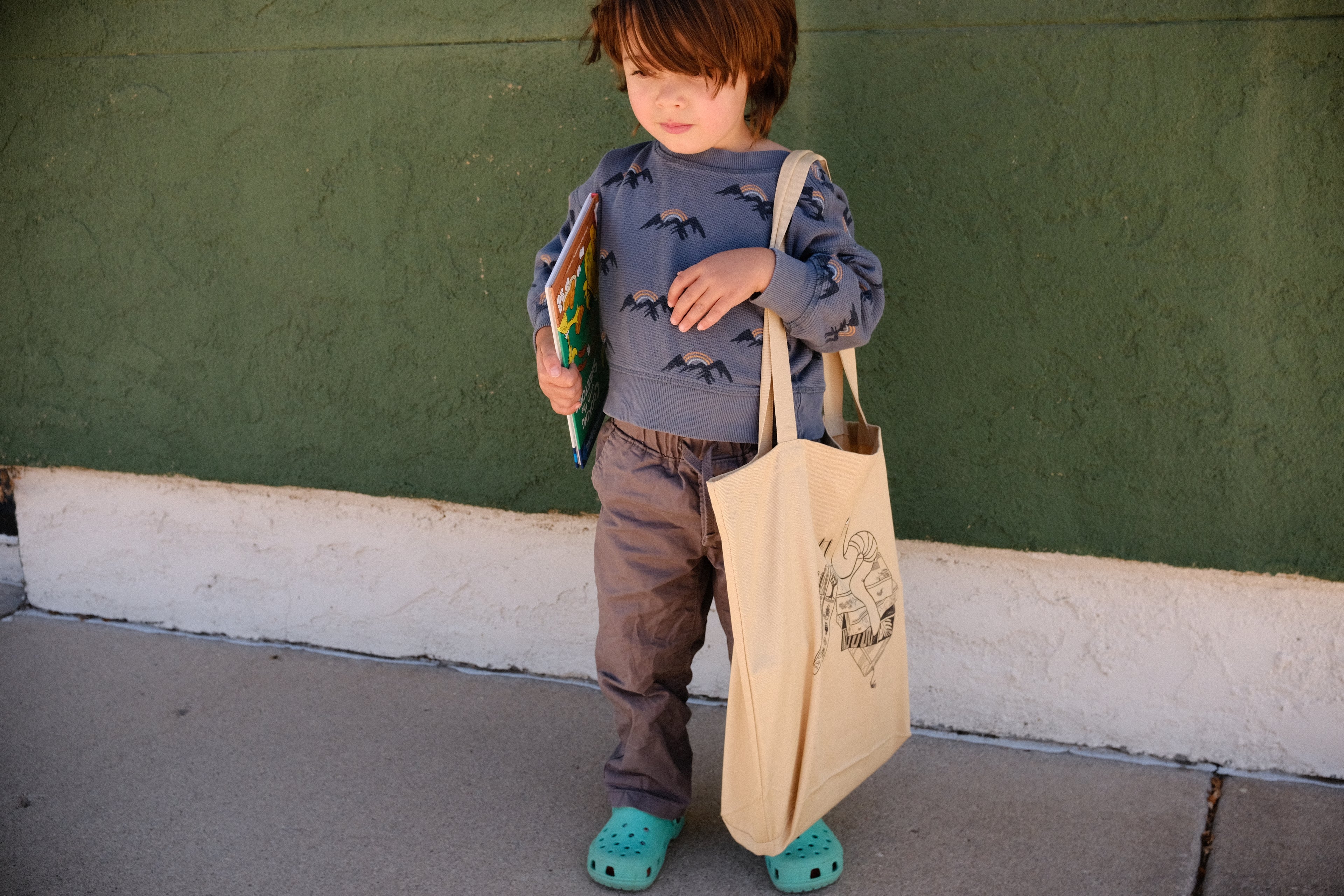 Bookworm Organic Cotton Tote Bag