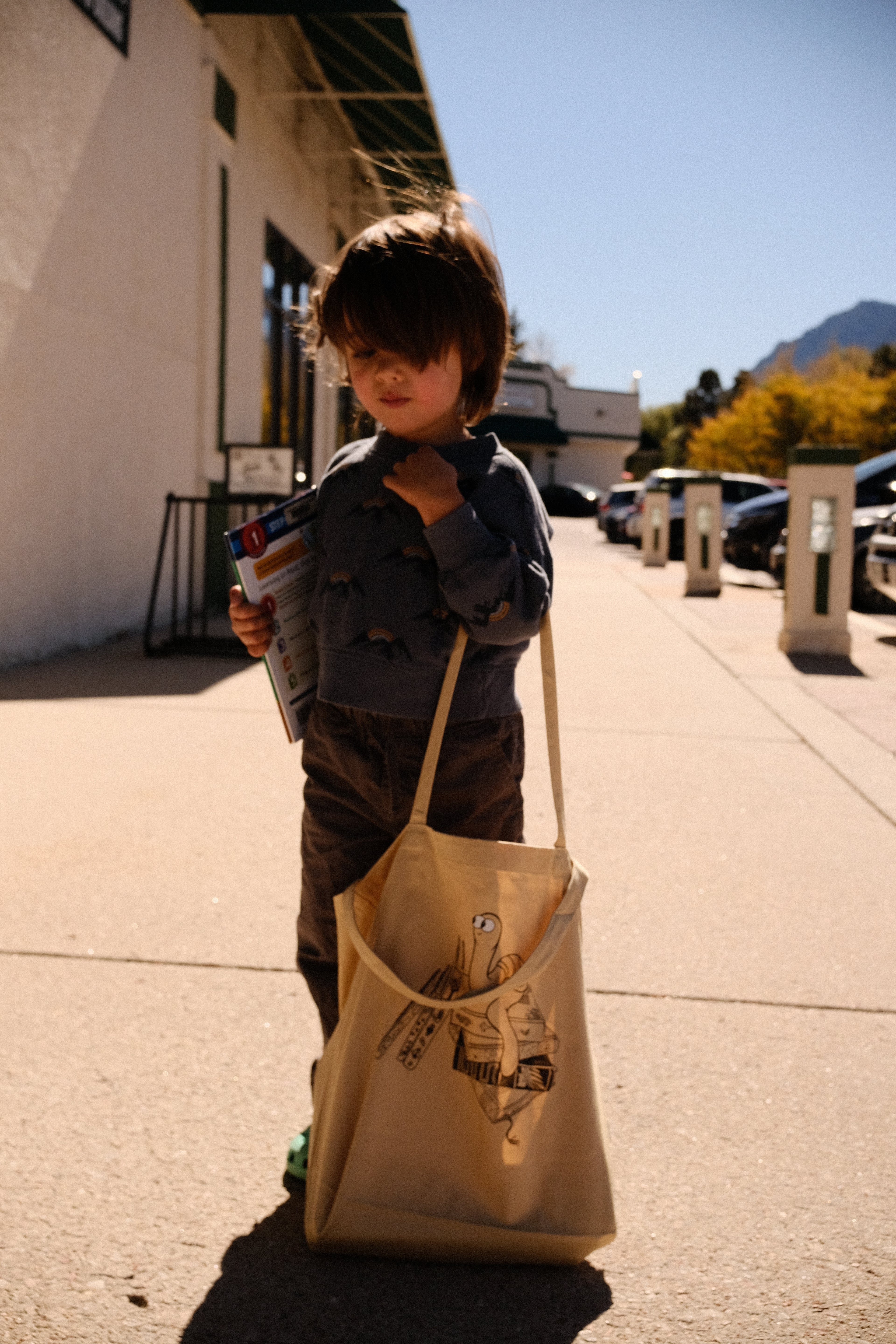 Bookworm Organic Cotton Tote Bag